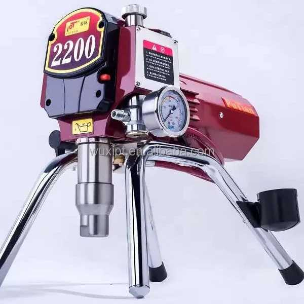 Electric Piston Pump Airless Paint Sprayer With Maximum Pressure 230bar