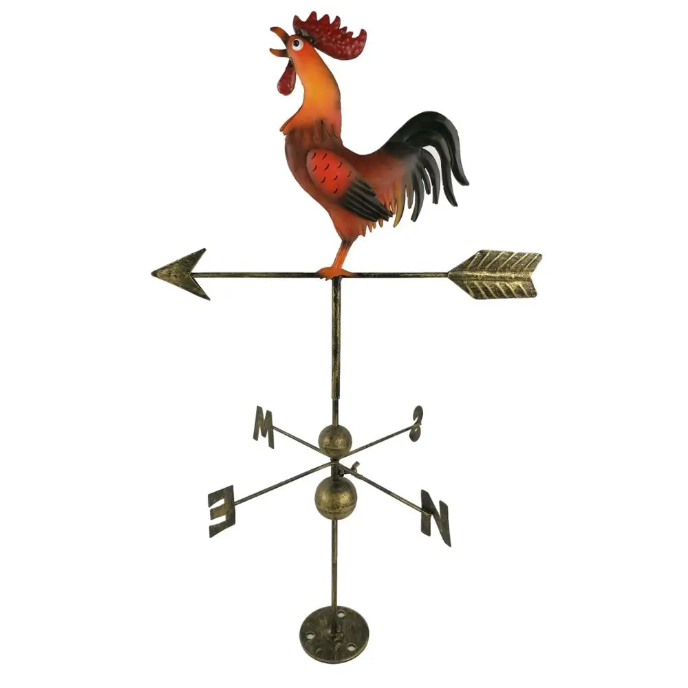  Germany metal  stake metal rooster