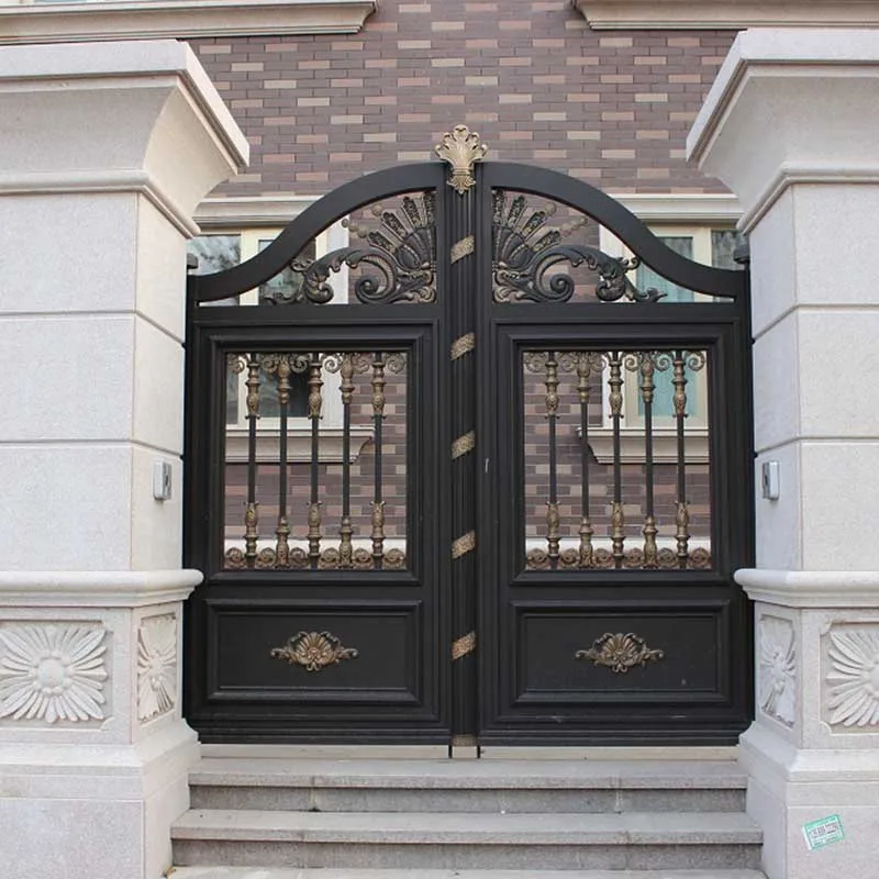 Factory Prices Swing Open Wrought Iron Gate  Driveway Gate