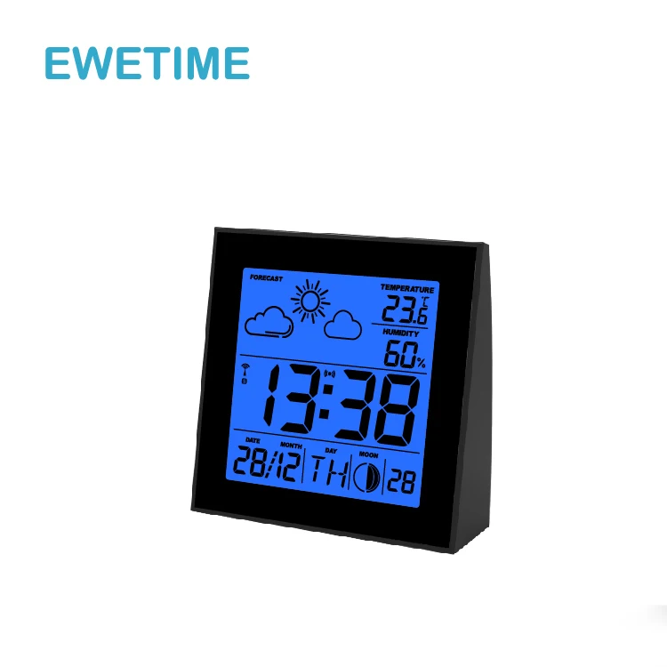 Factory Digital Elderly Table Clock Weather Station For Sale Buy
