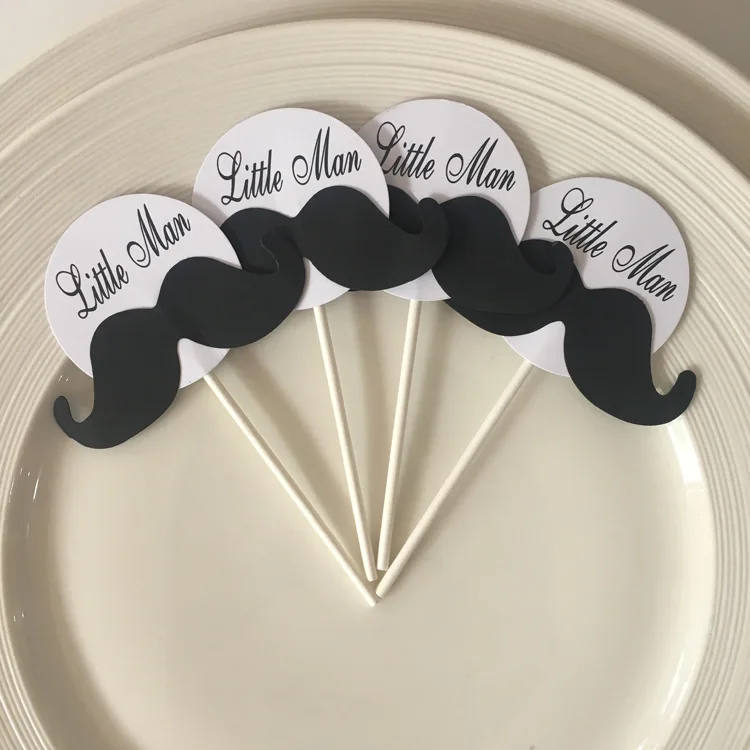 Decoration De Gateau Petit Homme Et Moustache 4 Pieces Noir En Acrylique Pour Anniversaire Fete Prenatale Garcon Fournitures Pour Evenements Et Fetes Buy Gateau De Fete De Douche De Bebe Gateau Decoration Articles De Fete Decorations De Gateau Gateau De