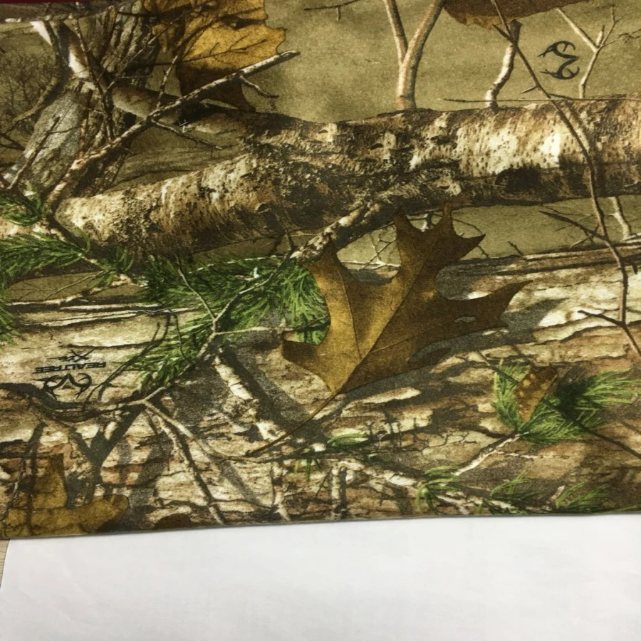 Realtree Camouflage Polyester Jersey Fabric with Weed Printed Fabric for Shirts Uniform Real Tree Camo Waterproof Fabric