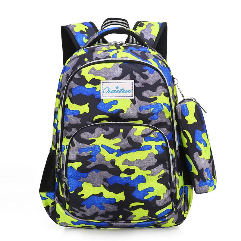 
Водонепроницаемый легкий Камуфляжный нейлоновый рюкзак для учеников начальной школы, детский рюкзак для зоопарка 