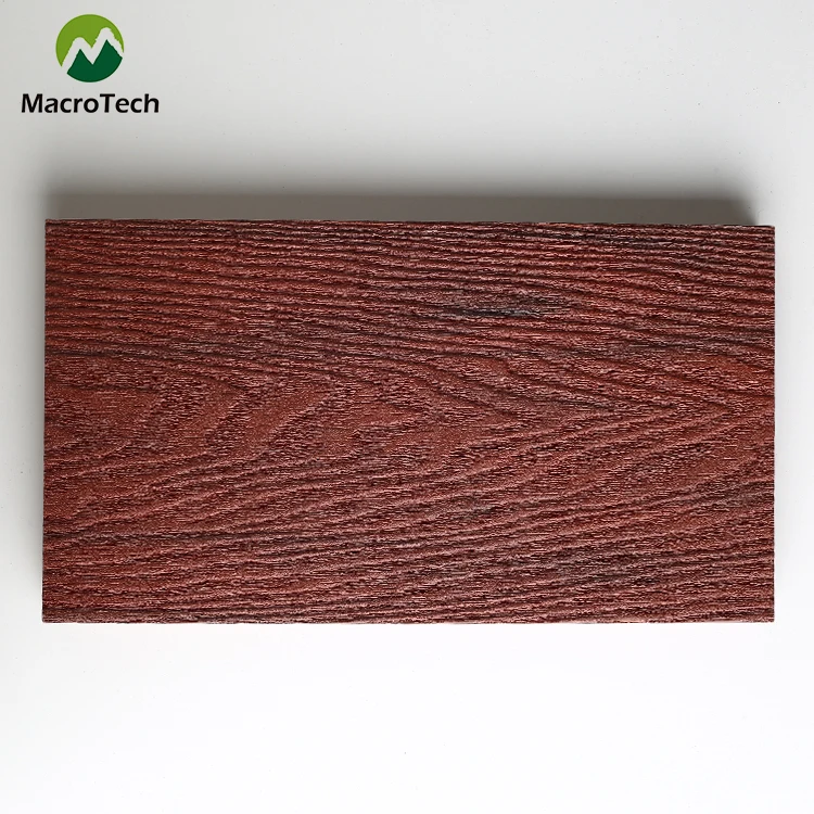 Macrotech Decking Decorative China Factory Wpc Decking Timber Wood Plastic Composite Decking Garden Supply Engineered Flooring