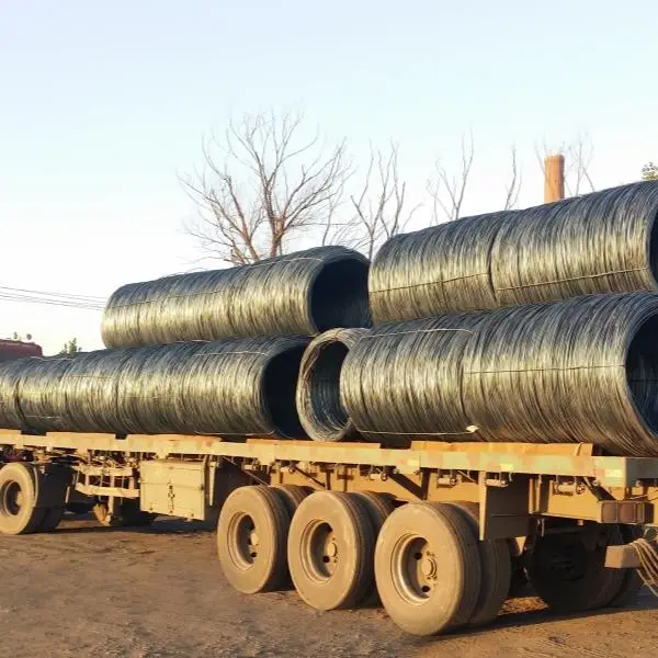 6mm Steel Wire Rod Production Line Q195 Wire Rod In Coil - Buy ...