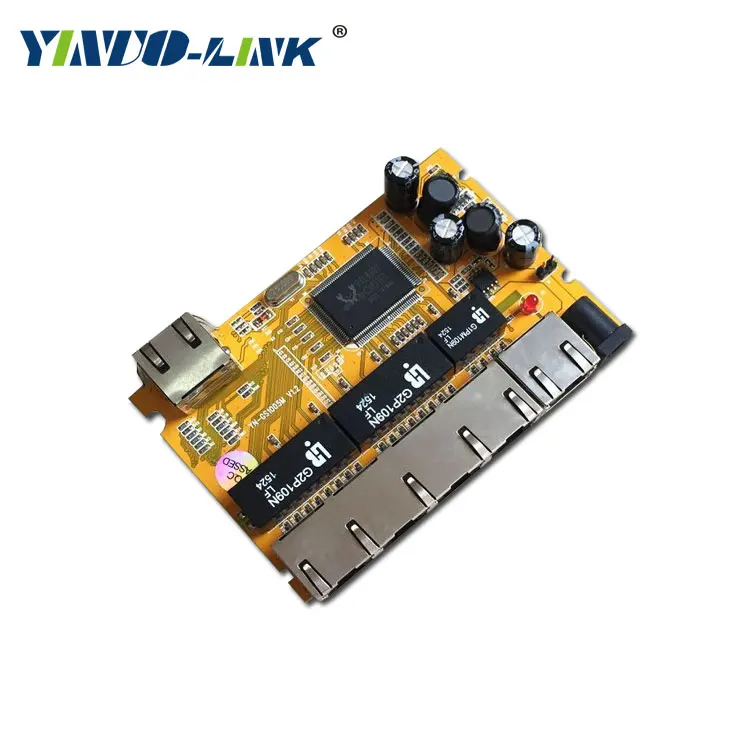 RTL8367 6 порт Gigabit Ethernet-коммутатор Поддержка модуля (разработанно специально для заказчика)/поо (производство оригинального