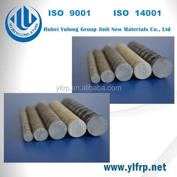 China Good Price Basalt FRP Rebar Fiberglass Reinforced Plastic Profile