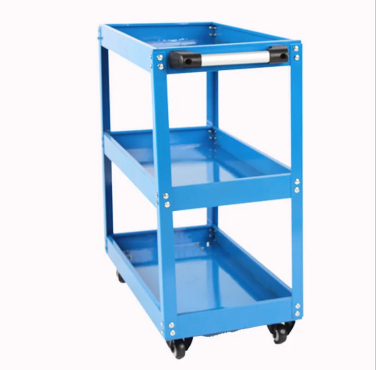 Iron Handling Equipment Three Layer Wholesale Heavy Duty Fold and Extend Moving Dolly Tool Cart