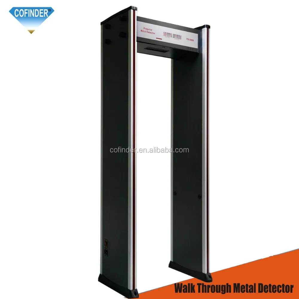 Cofinder фабрика высокая чувствительность и водонепроницаемый Walkthrough металлоискатель 6 зон двери рамки металлоискатель со светодио дный светодиодной дисплей