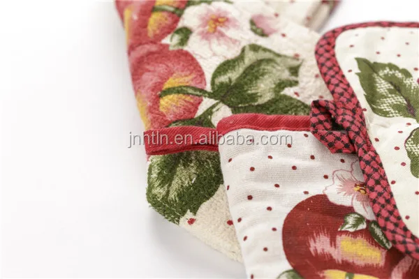 
 Набор кухонных нитей 3 шт. высококачественный стеганый хлопковый держатель для кастрюль и варежка для духовки с кухонным полотенцем в комплекте 3 шт.  