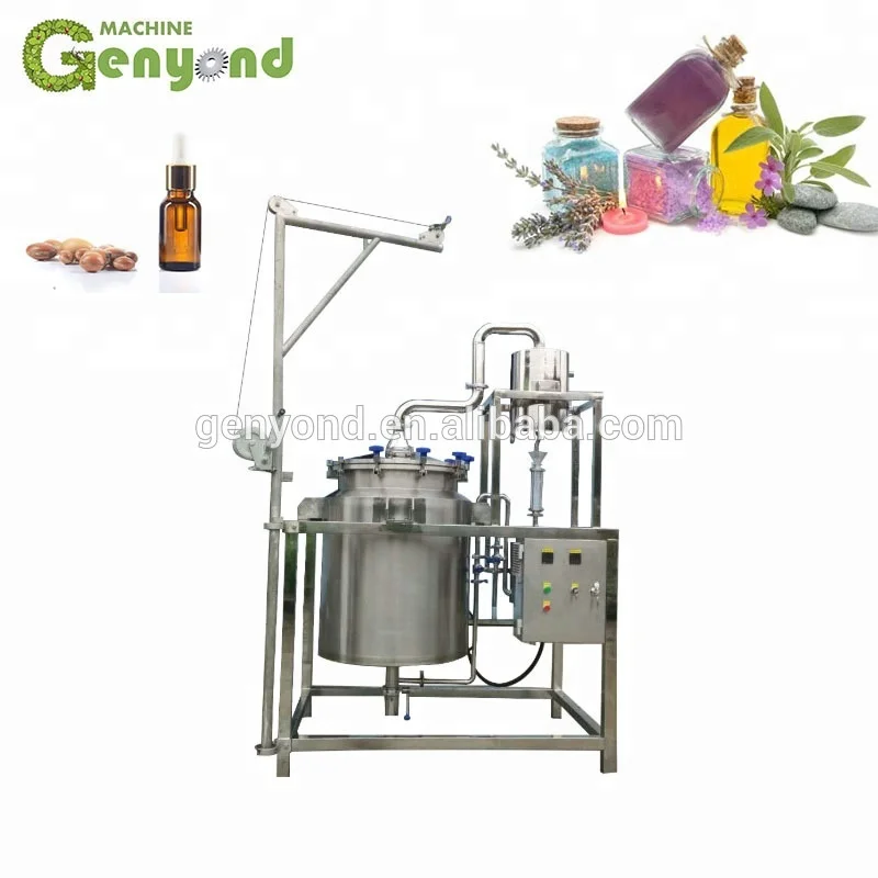 Industrial Essential Oil Distiller Distillation Extraction Plant Essence Extractor Equipment Machine for Flower and Plant