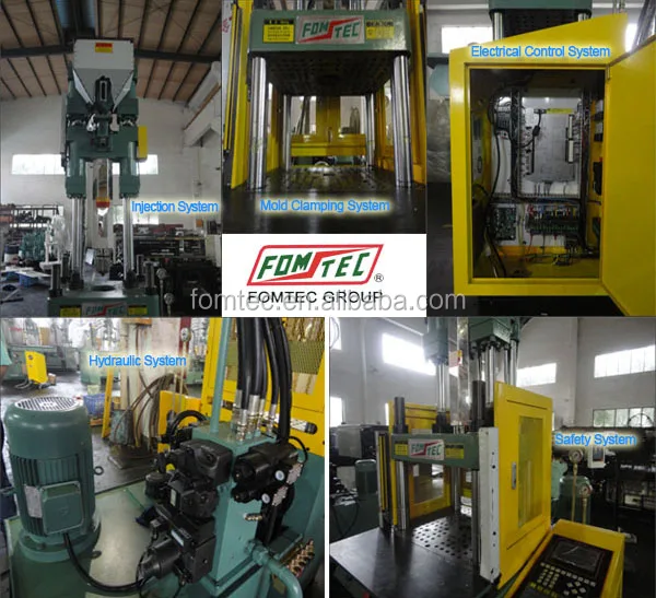 FOMTEC Plastic Zipper TEETH Injection Molding Machine Cans Production Machines Chinese Micro Injection Machines