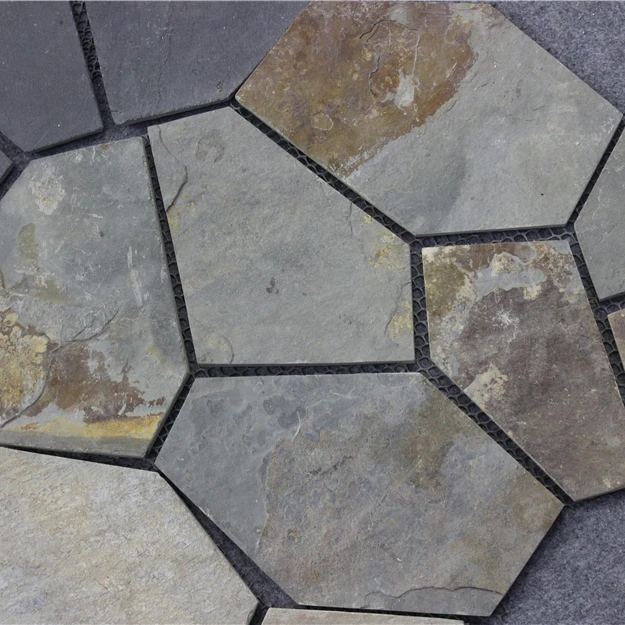 Yellow Slate Stone Tile Indoor 