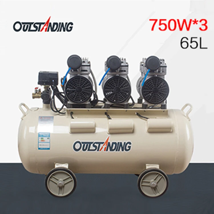 550W-8L Portable Low Noise Oil Free air Compressor - Image 4