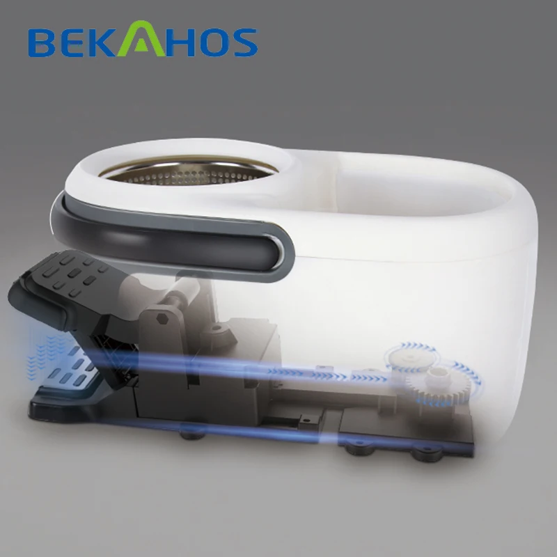 Экологически чистая и пластиковая швабра BEKAHOS с ведром для швабры