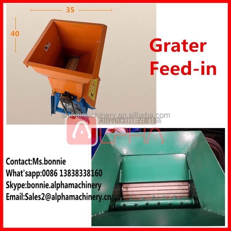 Complete Processing Cassava Grater Yam Grating Machine Machines De Transformation Du Manioc