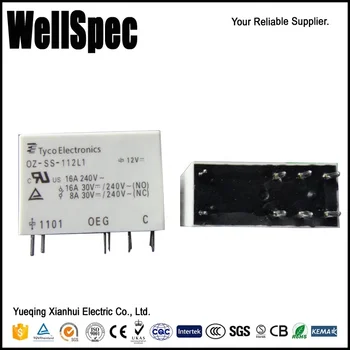 Auto Relay 12V Tyco OZ-SS-112L1 1Z 8PIN 16A240VAC Power PCB