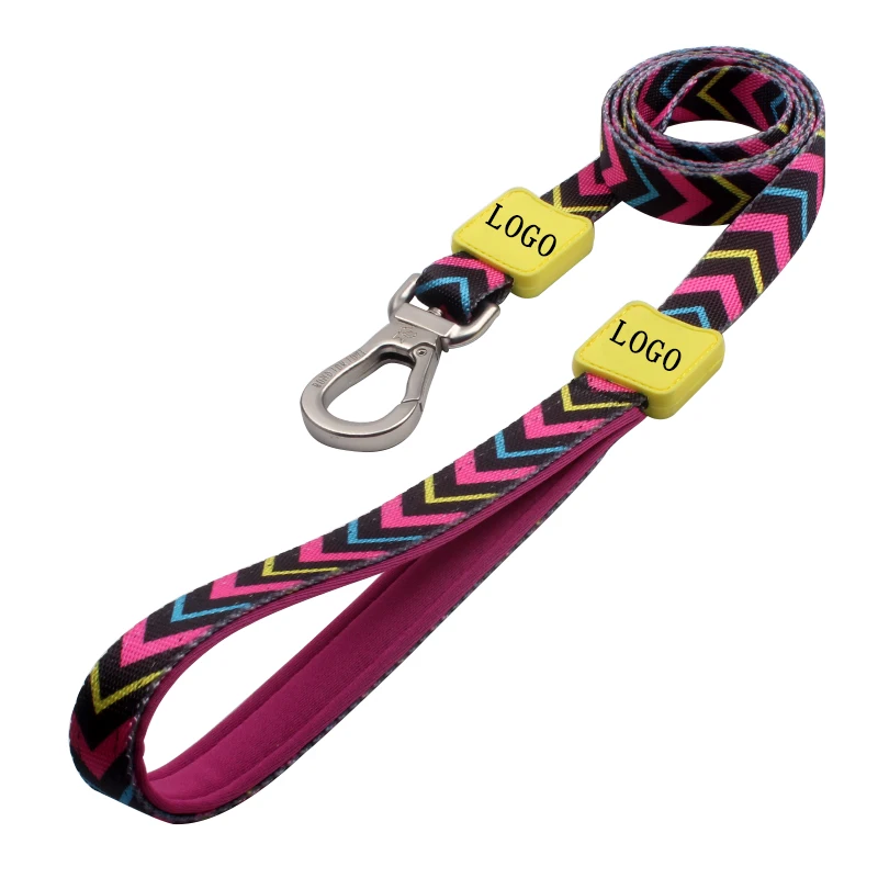 Dog Leash Set Sublimation Engraved Custom Logo Wholesale Luxury