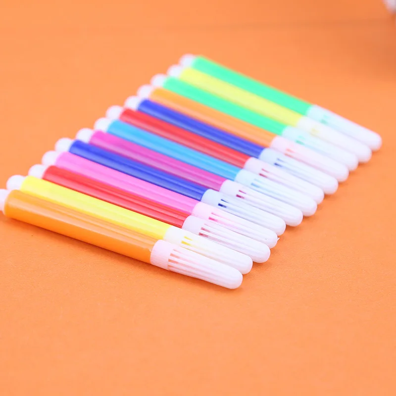 Нетоксичная и моющаяся Акварельная маркерная ручка для детей взрослых книжка-раскраска