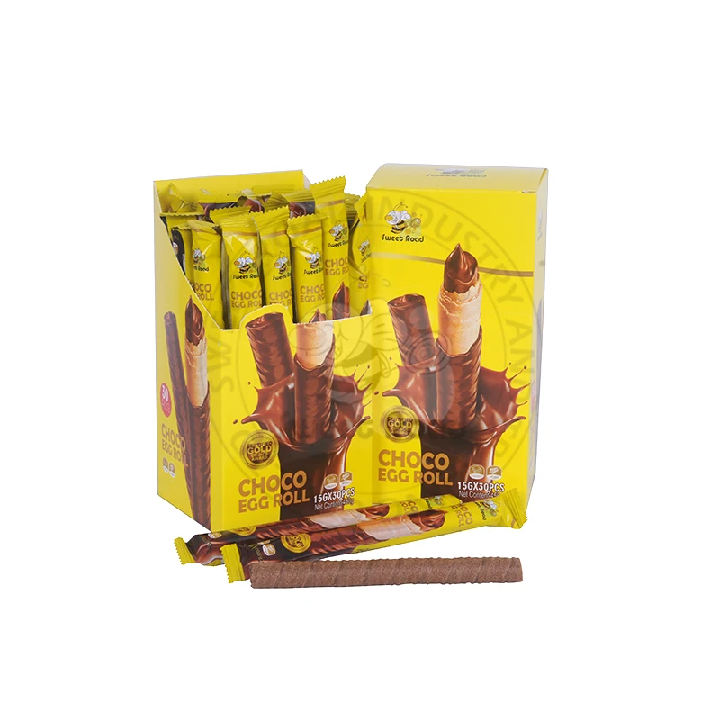 Golden Band Chocolate Egg Rolls Buy Chocolate Wafer Roll Egg Rolls Crispy Biscuit Product On Alibaba Com