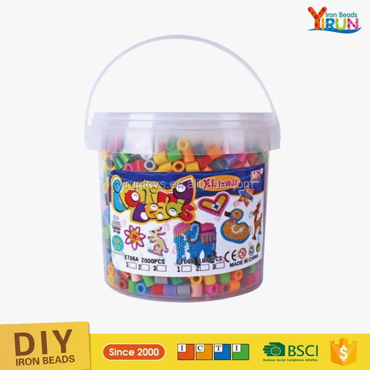 Популярные игрушки для детей DIY бусы Прямые продажи пластиковых головоломки гладильная бусинами