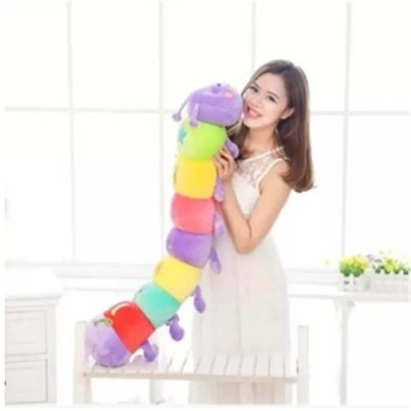 rainbow worm stuffed animal