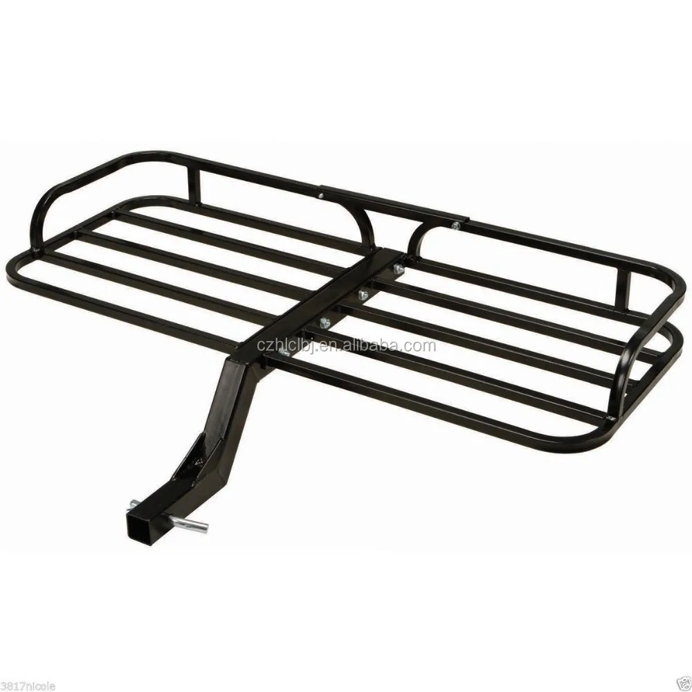 hitch mounted cargo carrier for atv