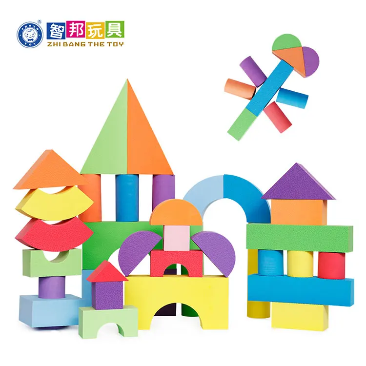 EN 71 ASTM сертификаты стволовых и образовательные красочные разведки Diy Ева игрушки строительных блоков