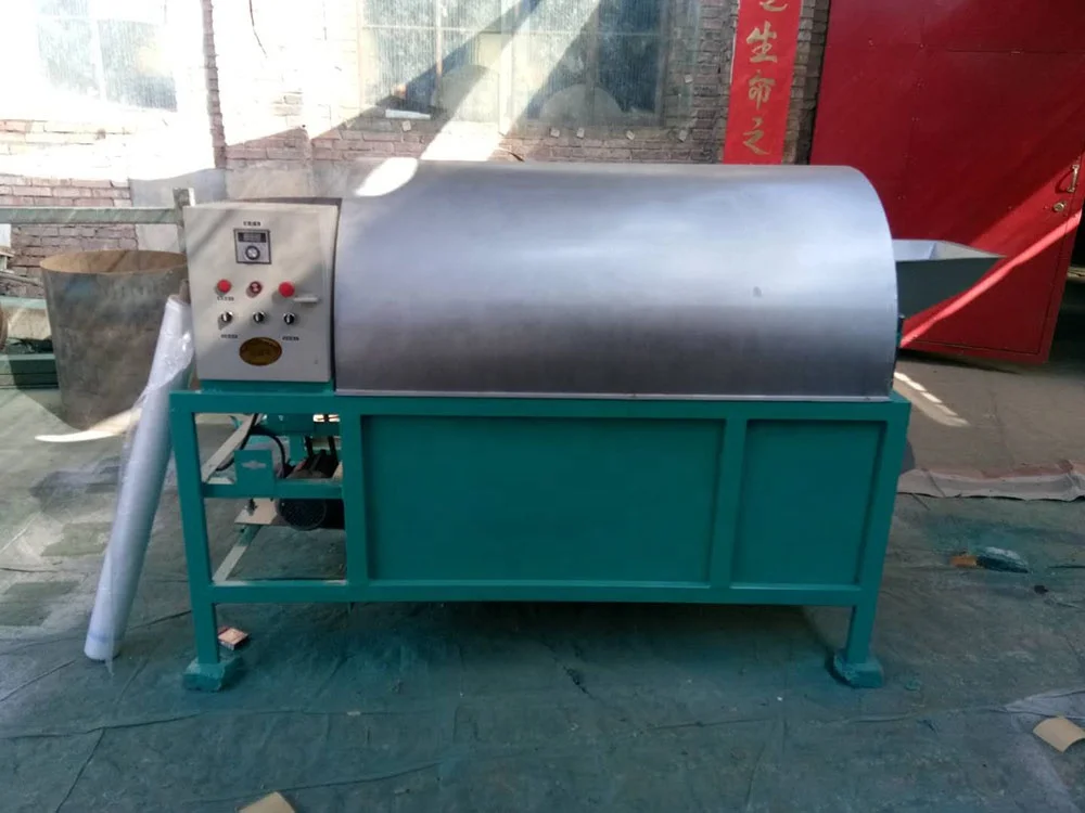 Small Oat Roasting Machine/gas Heating Buckwheat Roaster/castanea Mollissima Roasting Machine