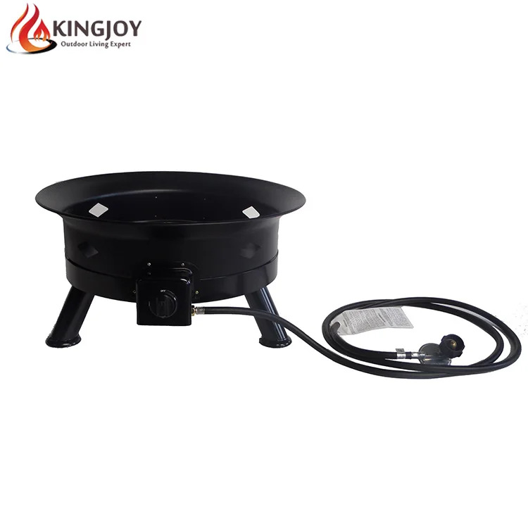 については Kingjoy2021トップセラーポータブルキャンプガス暖炉屋内安全ステンレスバーナーキットラウンドガスヒーター溶岩岩付き