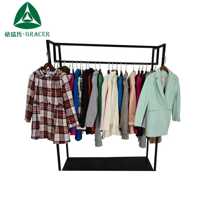 Cheap Winter Short Worsted Coat Free Shipping  Women Used Clothes Guangzhou China