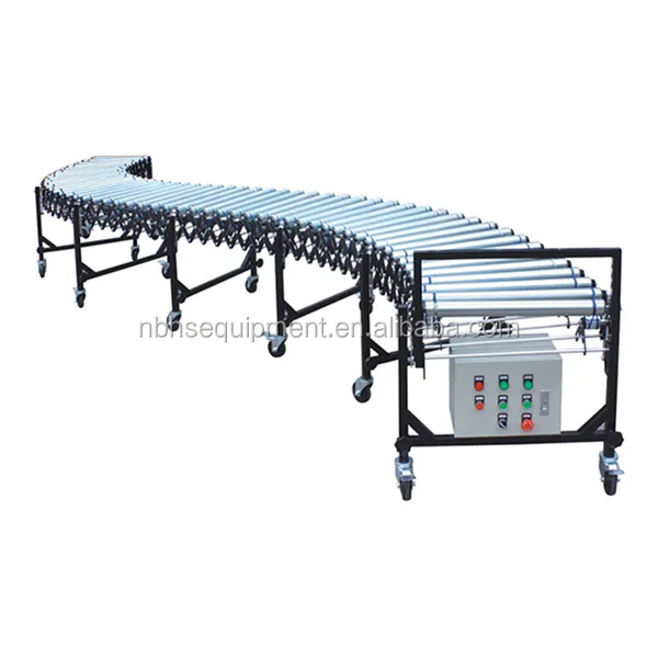 Flexible Accordion Rollers Conveyor