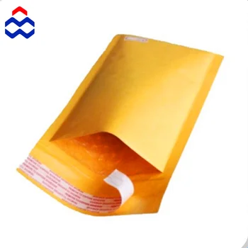 Customized Sizes Kraft A3 A4 A5 Padded Bubble Mailer Bags / Recycled Paper Padded Envelope