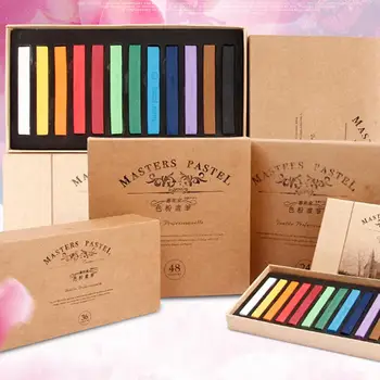 Marie's 12/24/36/48 Colors Soft Masters Pastel Colored Chalk Drawing  Coloring Dye Hair Art Supplies - Crayons/water-color Pens - AliExpress