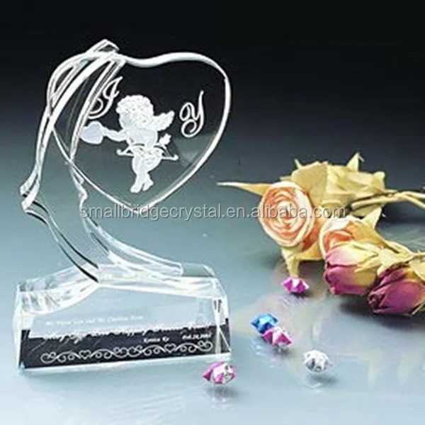 2018 New design crystal gift for Valentine's day