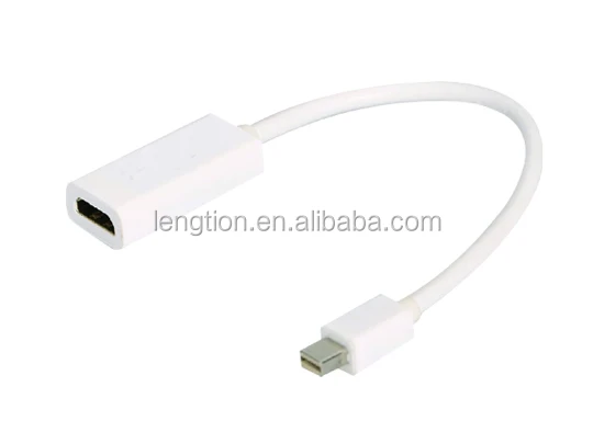 
Мини-порт дисплея к HDMI-адаптеру Thunderbolt DP HDMI AV HDTV адаптер для Mac 