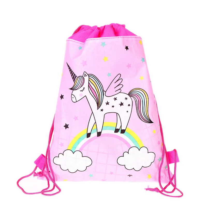 Unicorn Drawstring Backpacks Unicorn Storage Bags Kids Birthday Party Gifts 