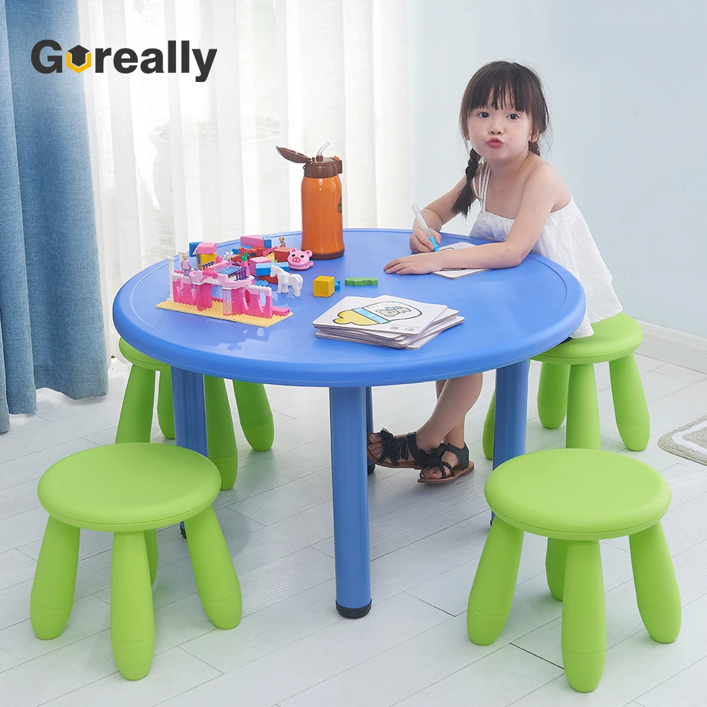 Preschool Children Bedroom Round Study Room Table Furniture Buy