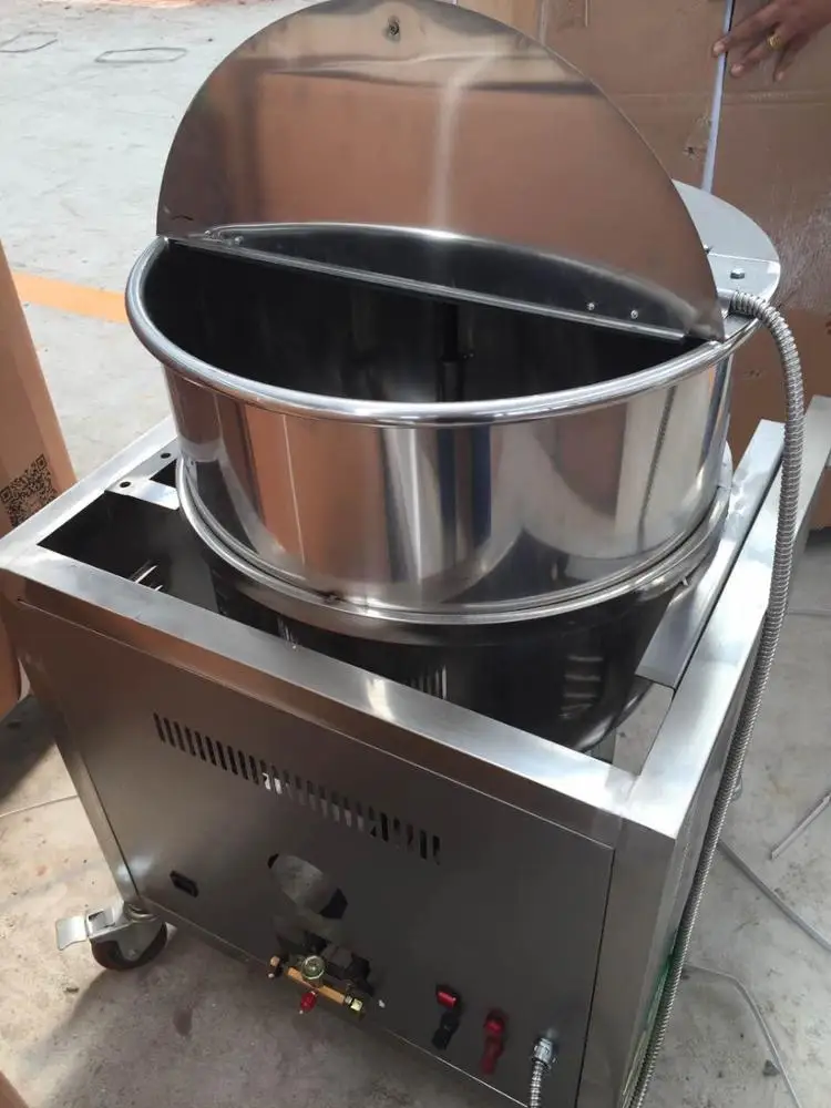 
 Нержавеющая сталь карамель чайник кукурузы машина для приготовления поп-корна для продажи в США  