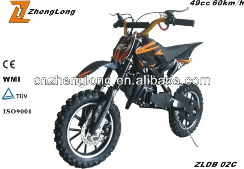 Мини-велосипед-внедорожник 49cc, сертификация CE