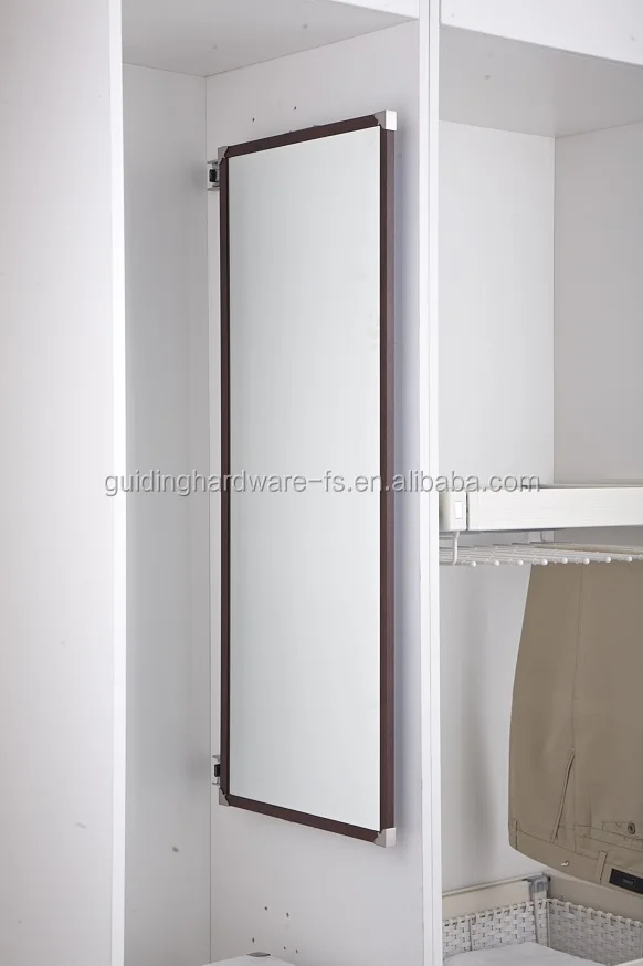 GUIDING Bedroom Deluxe Rotating Wardrobe Pull Out Mirror