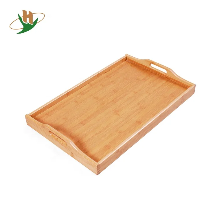 Bsci Factory Rectangle Food Tray Bamboo Wood Coffee Table Serving Tray With Handle Buy Food Tray Bamboo Coffee Table Tray Rectangle Bamboo Serving Tray Product On Alibaba Com