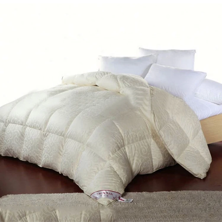 feather filled quilt