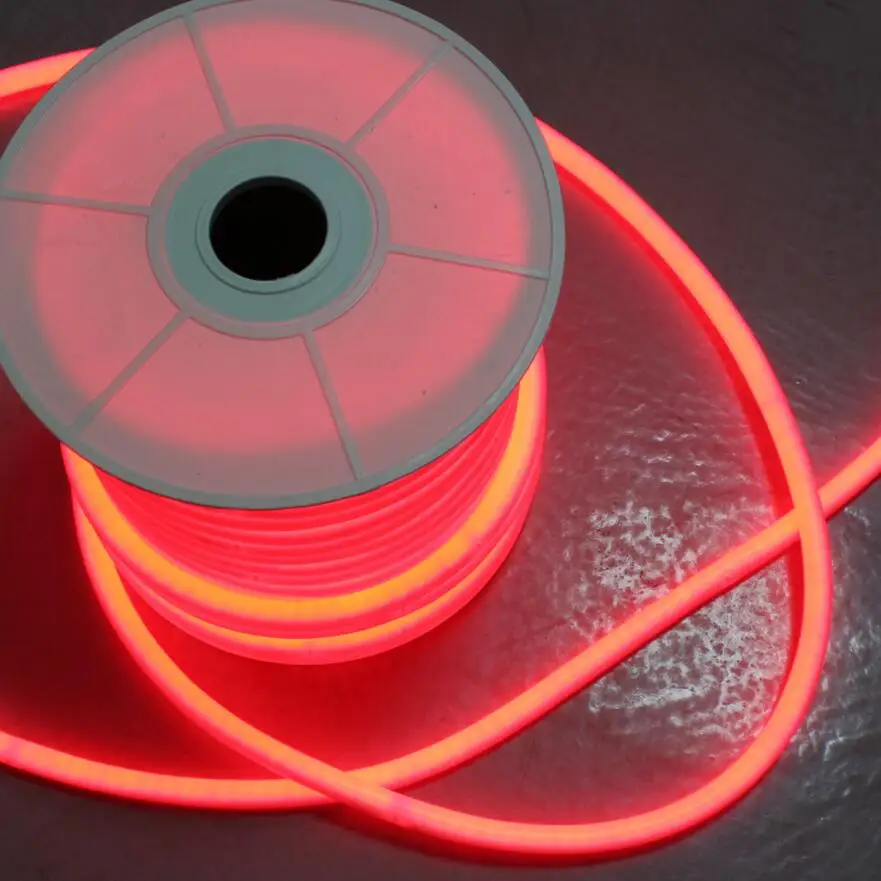 360 Degree Round Led Neon Flex Light Rope 220v RGB 230V Flexible Strip Outdoor Lighting
