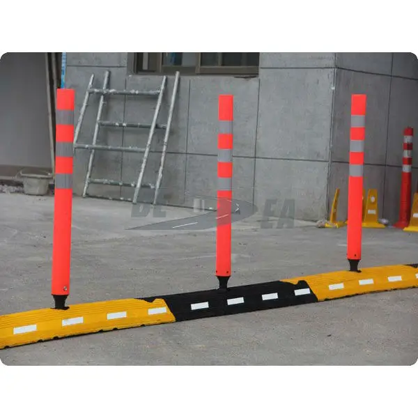 Ali Express, дорожный сепаратор из переработанной резины с пластиковой окантовкой