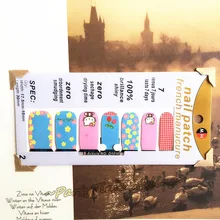 Cute Hello Kitty Cats Nail Arts Sticker 14 pcs set Waterproof Nail Decals Art Stickers Gel