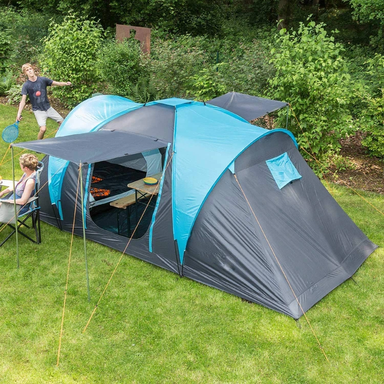Verstrikking herhaling Centimeter Source Large Camping tent 6 person 2 bedroom tent Aldi family tent on  m.alibaba.com