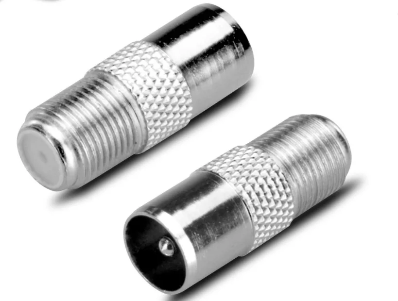 10 Pezzi Adattatori TV Tipo F A RF - Convertitore Coassiale Per Antenna E Cavi - Foto 10