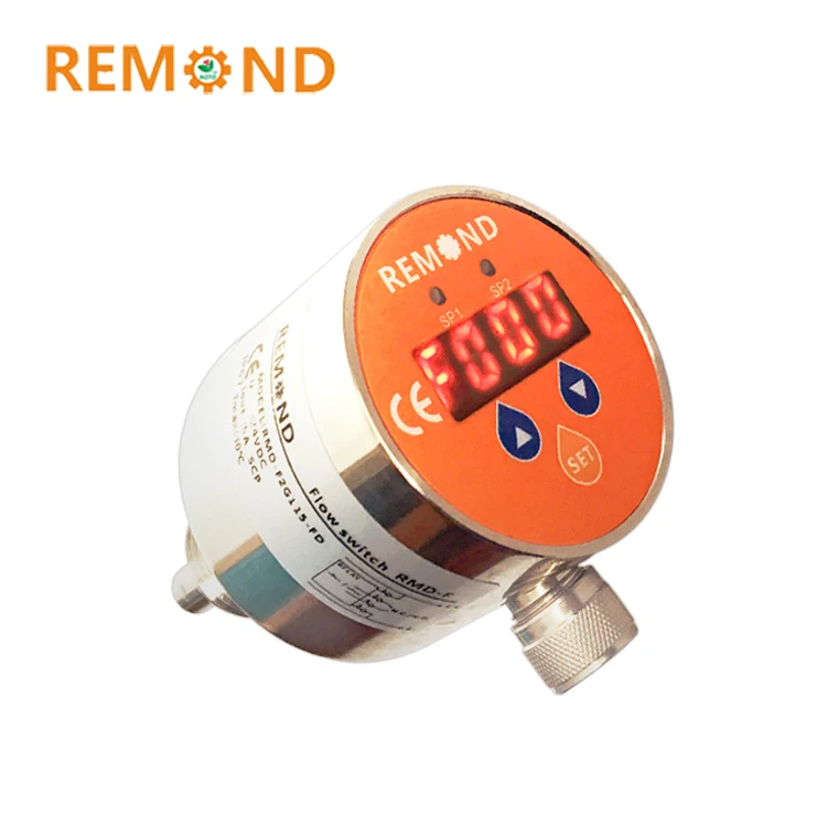 4-20mA analog output digital stainless steel water flow switch thermal flow switch