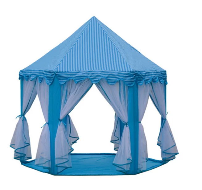 Play Tent Portable Foldable PrinceTent Children Party Roof to Castle Cubby Play House Kids Gifts  Baby Playpens Toys Tent